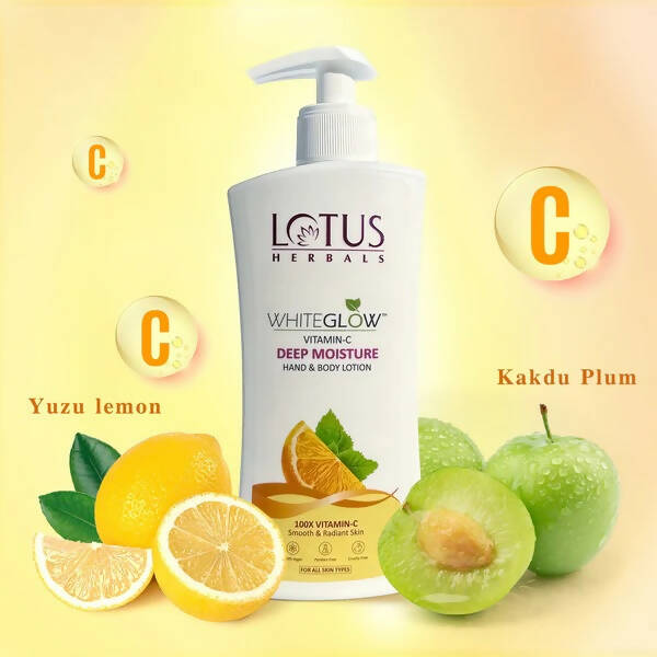 Lotus Herbals WhiteGlow Vitamin C Deep Moisture Hand & Body Lotion