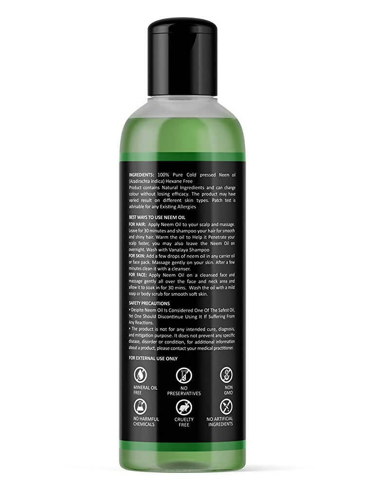 Vanalaya Cold Pressed Neem Oil