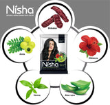 Nisha Henna Based Hair Color Natural Black