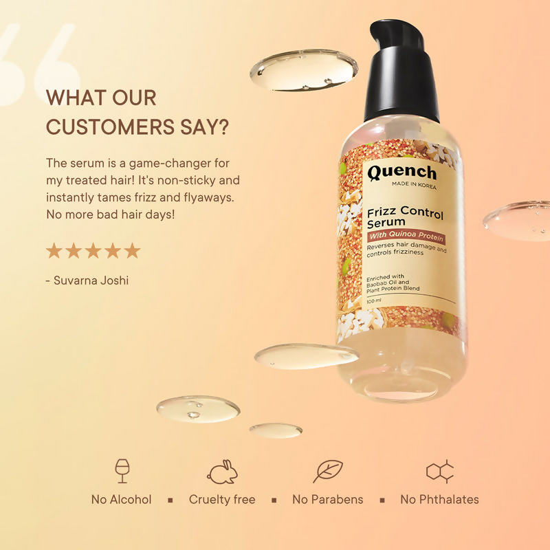 Quench Frizz Control Hair Serum