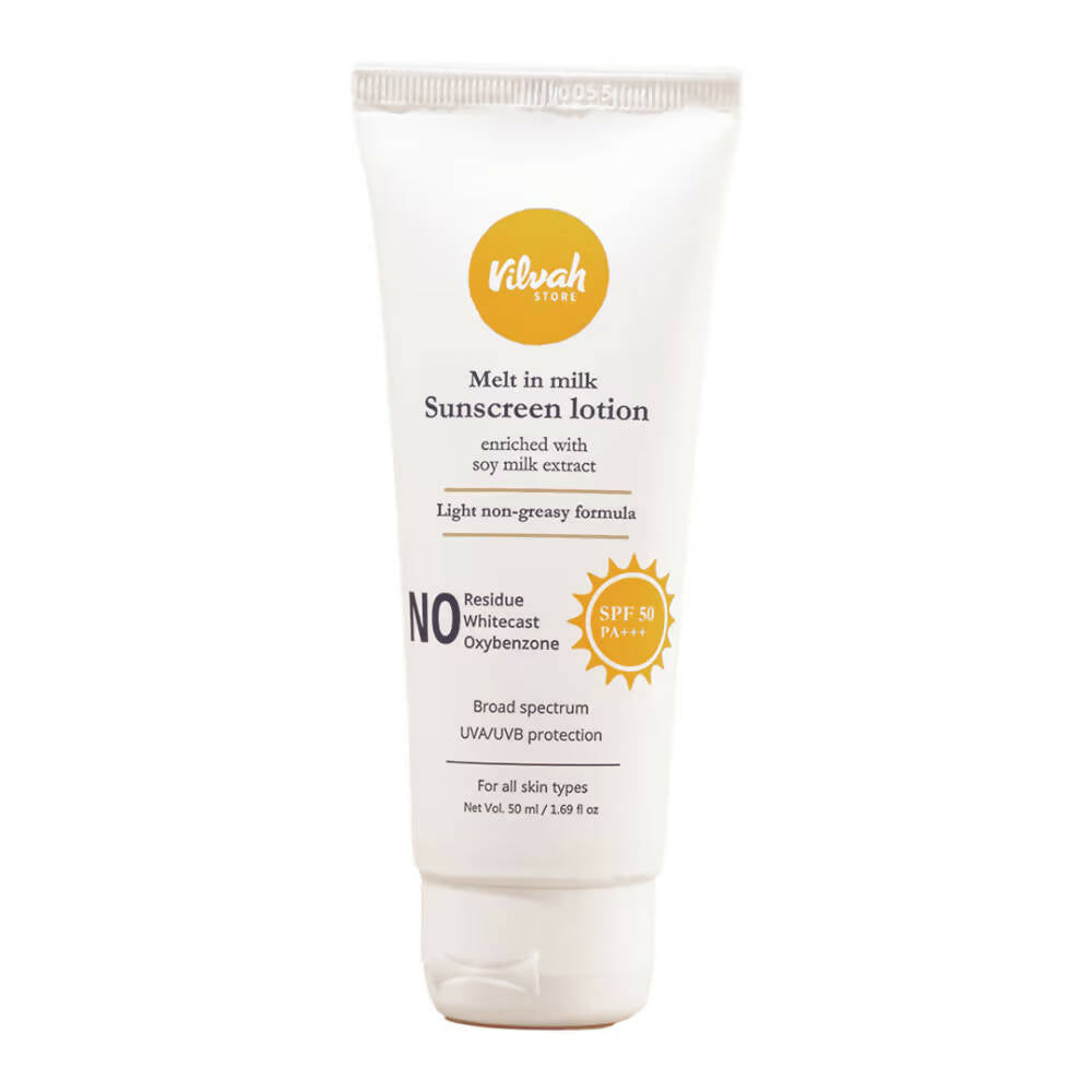 Vilvah Melt-in-Milk Sunscreen SPF 50