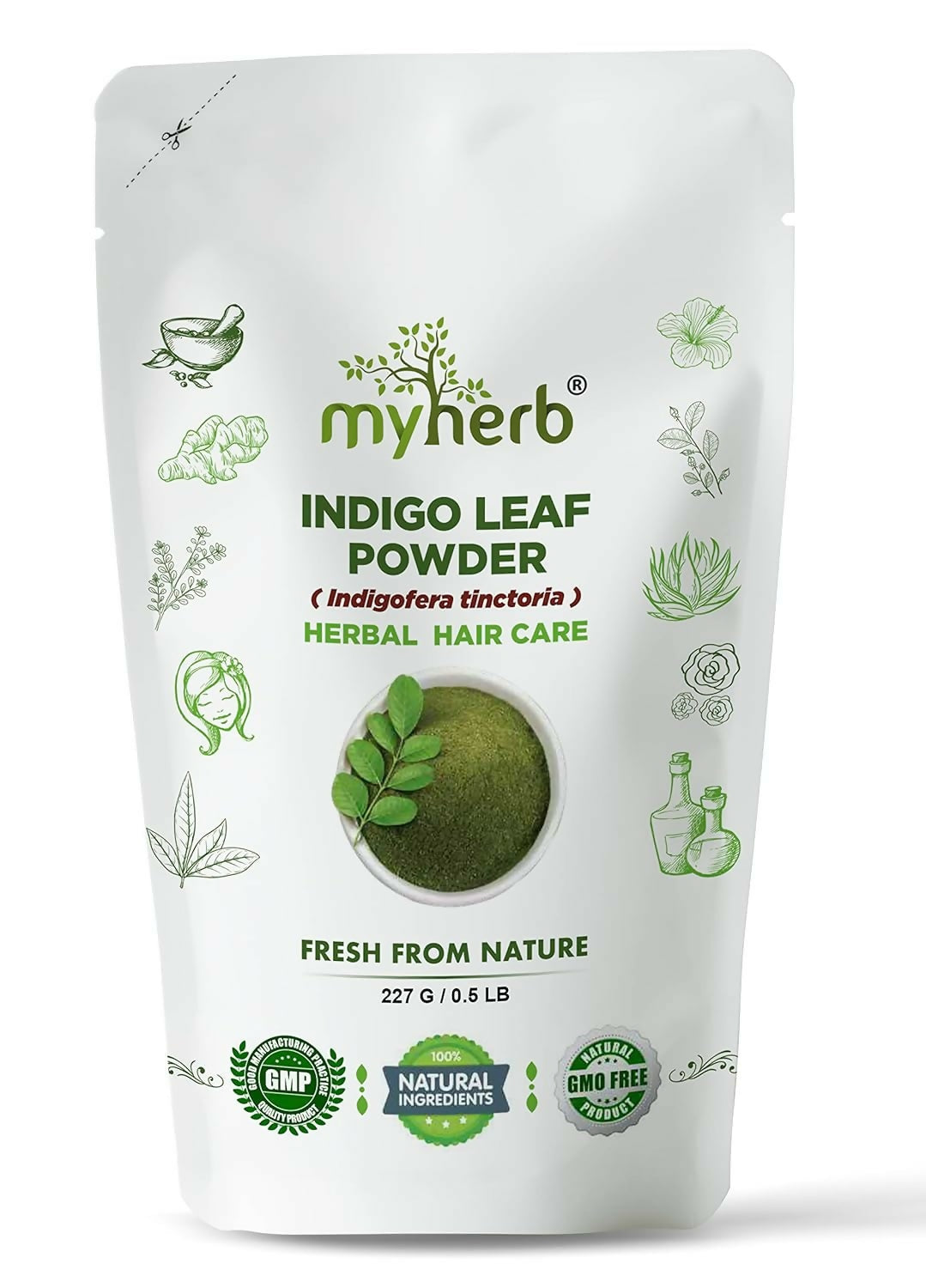 Myherb Natural Organic Indigo Leaf Powder