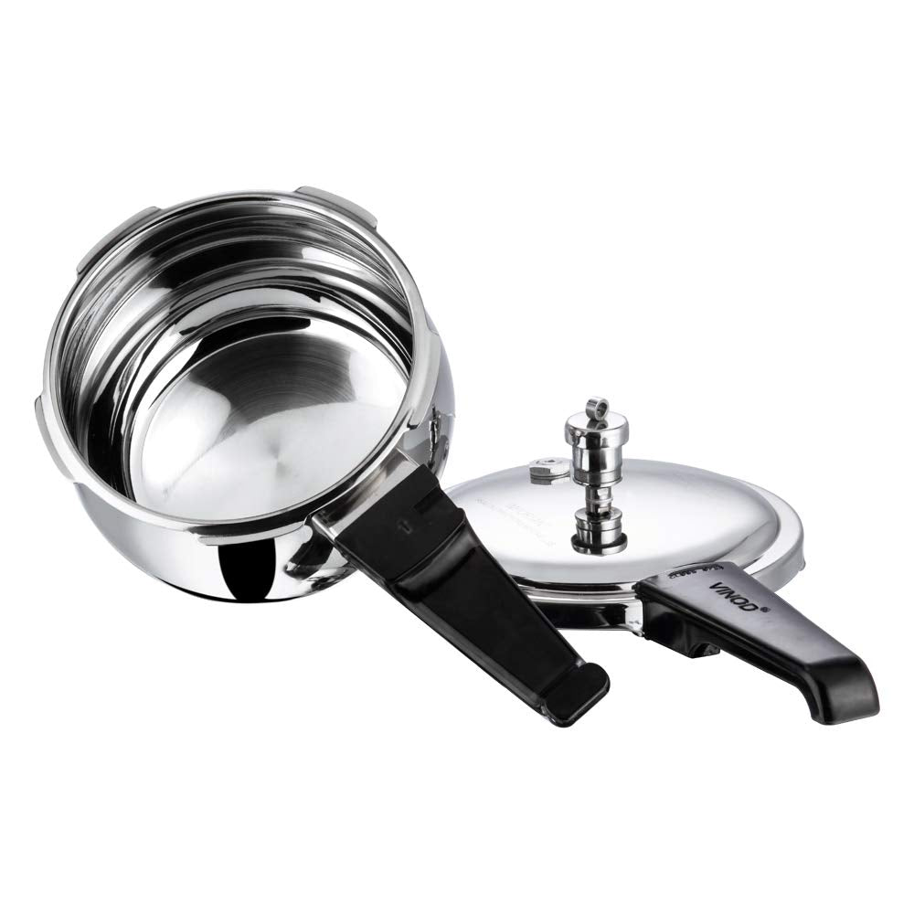 Vinod 2.5 Liter Splendid Plus Handi Stainless Steel Pressure Cooker