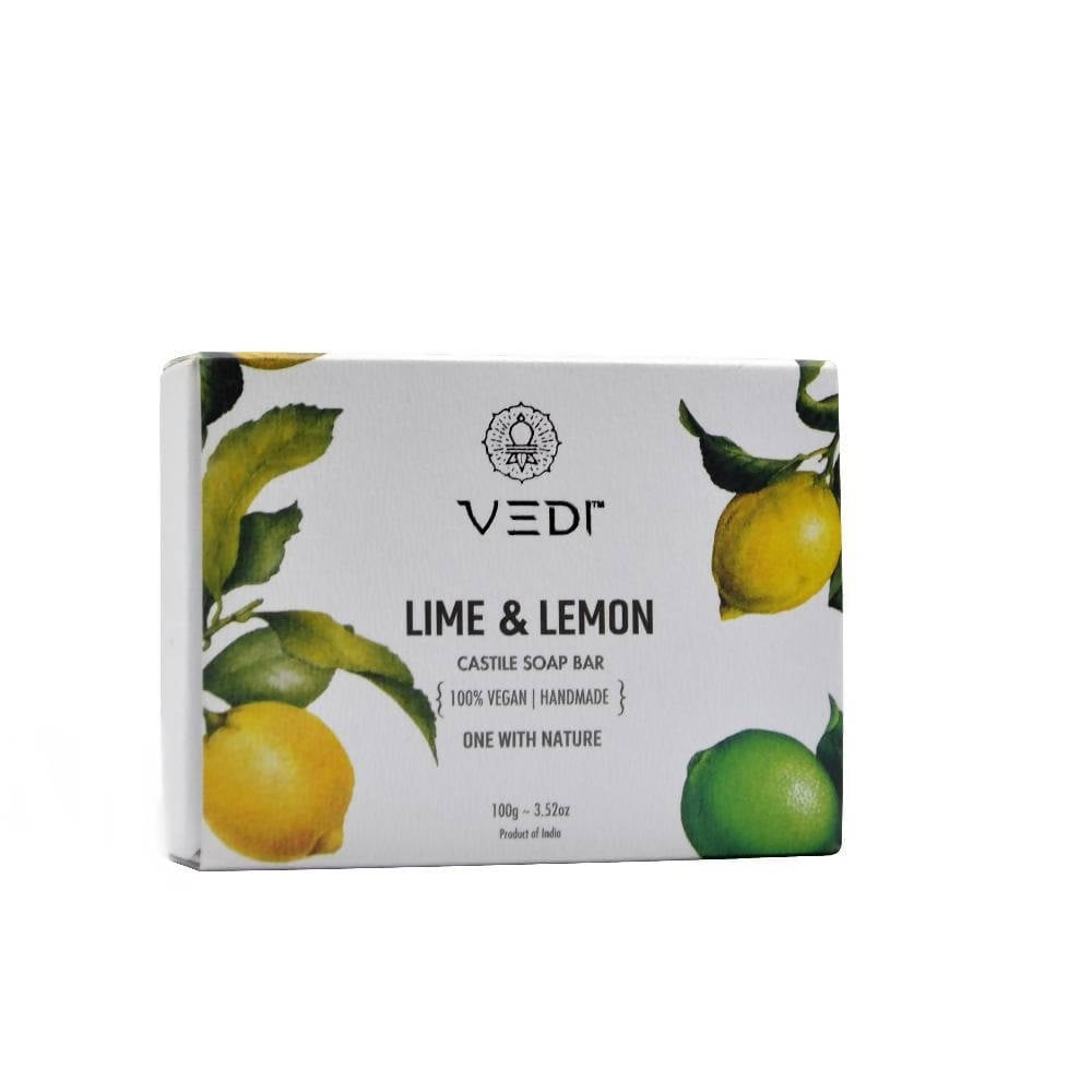 Vedi Herbals Lime & Lemon Castile Soap Bar