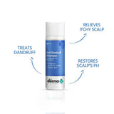The Derma Co Anti-Dandruff Shampoo for Dandruff & Itch Relief