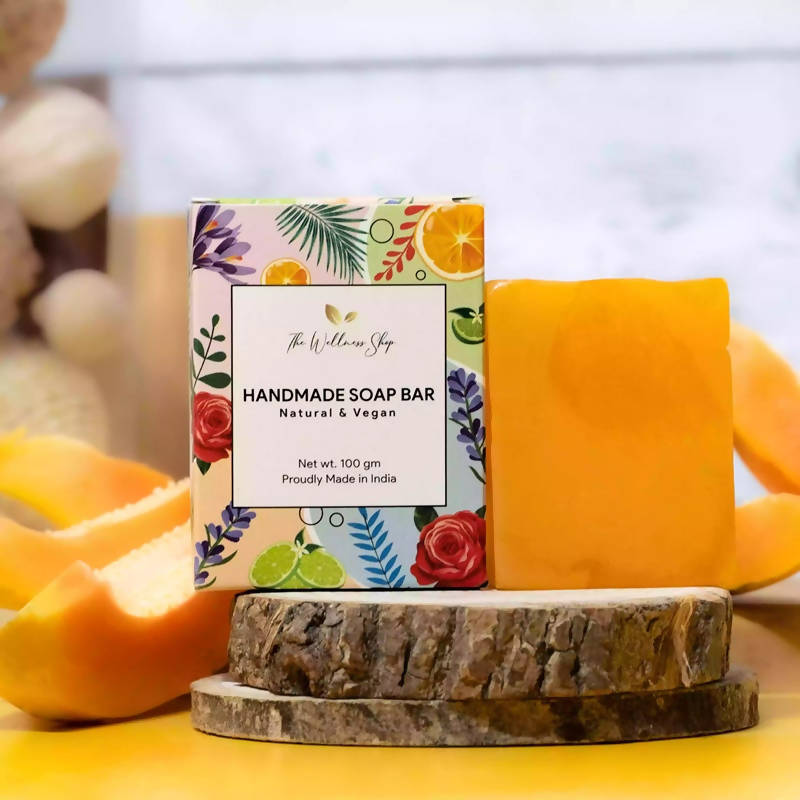 The Wellness Shop Skin Brightening Papaya Handmade Soap