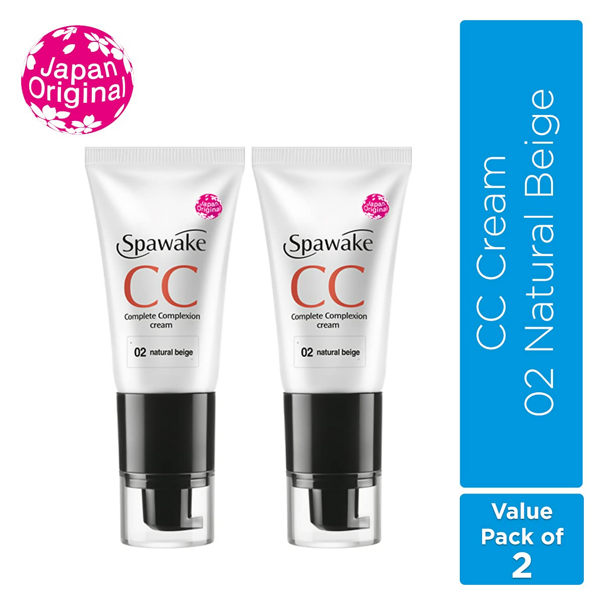Spawake Cc Cream 02 Natural Beige With Spf 32/Pa++