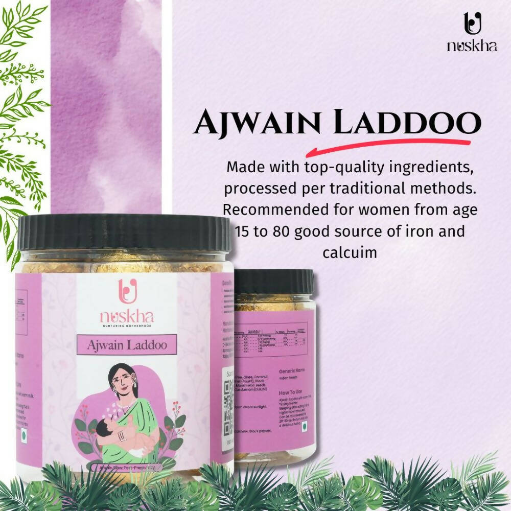 Nuskha Ajwain Laddoo (Post-Pregnancy)
