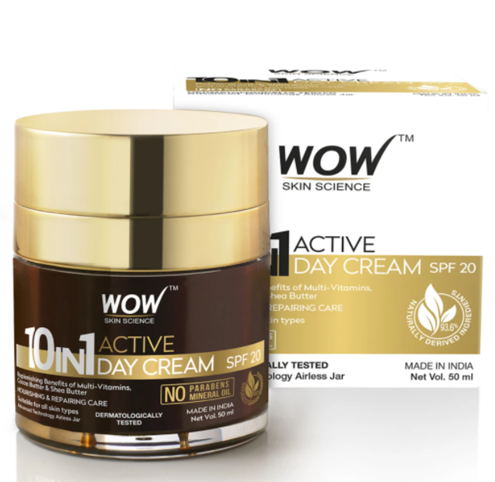 Wow Skin Science 10 in 1 Active Day Cream SPF 20