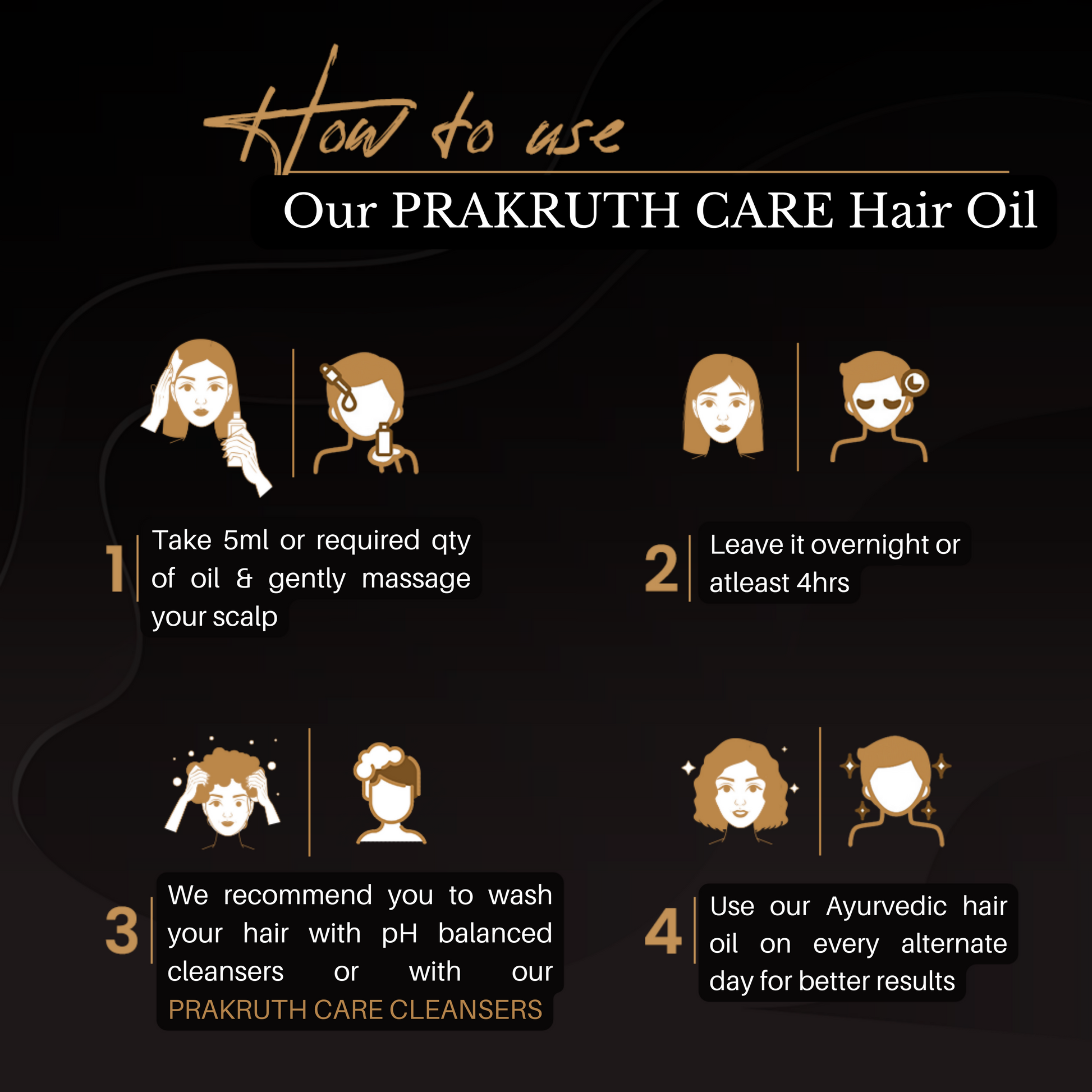 Prakruth Care Ayurvedic Anti Grey Hair Oil