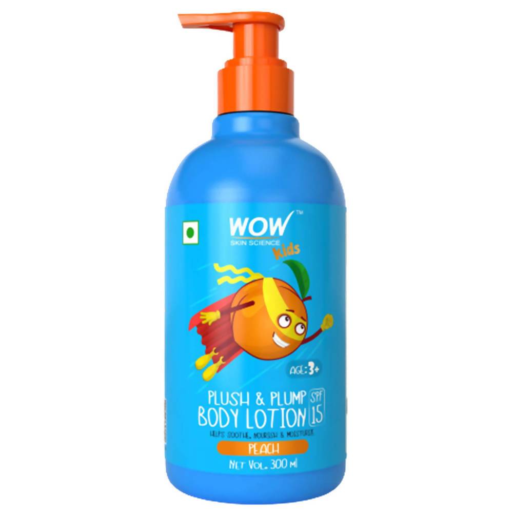 Wow Skin Science Kids Plush & Plump Body Lotion - Peach