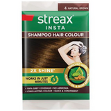 Streax Insta Shampoo Hair Color - Natural Brown