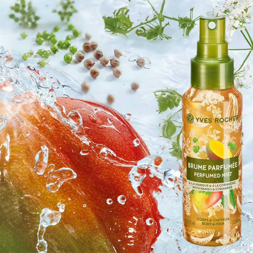 Yves Rocher Mango Coriander Perfumed Body & Hair Mist