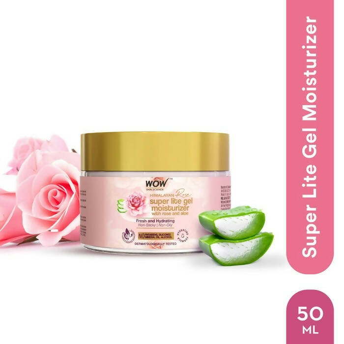 Wow Skin Science Super Light Rose Aloe Gel Moisturizer