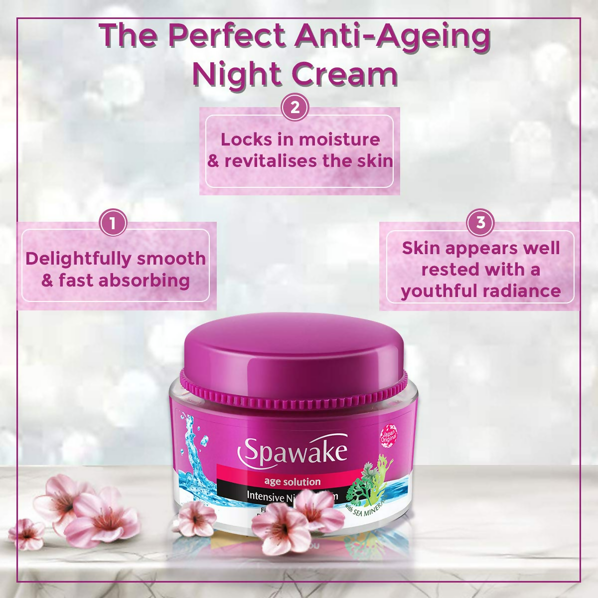 Spawake Anti Aging Face Cream Age Solution Intensive Night Cream