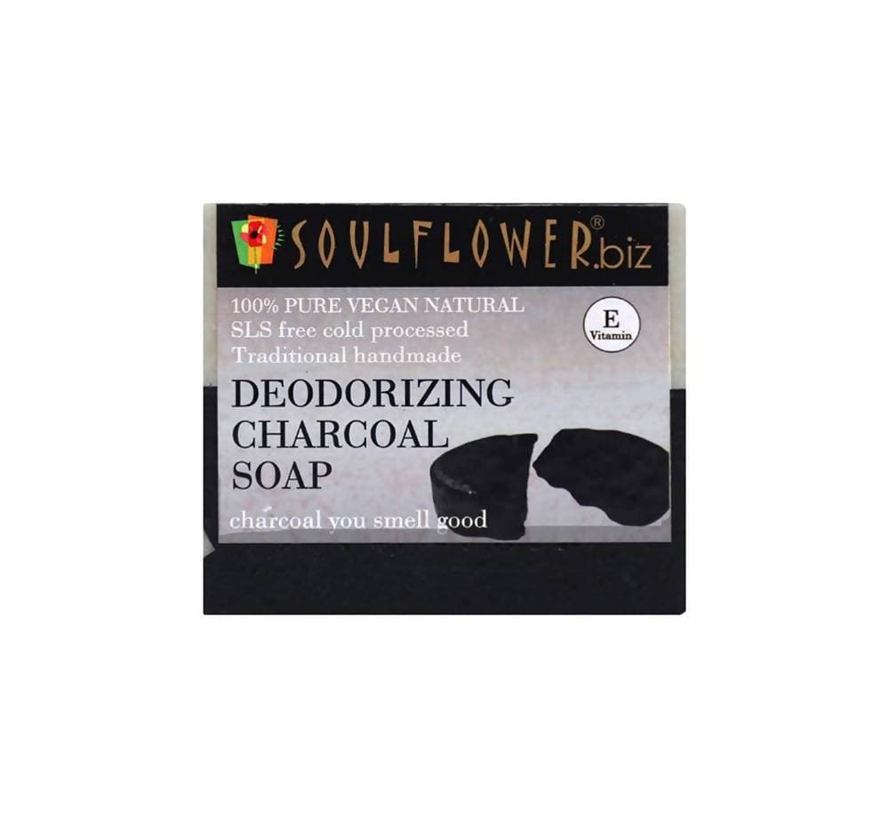 Soulflower Handmade Soap with Deodorizing Charcoal