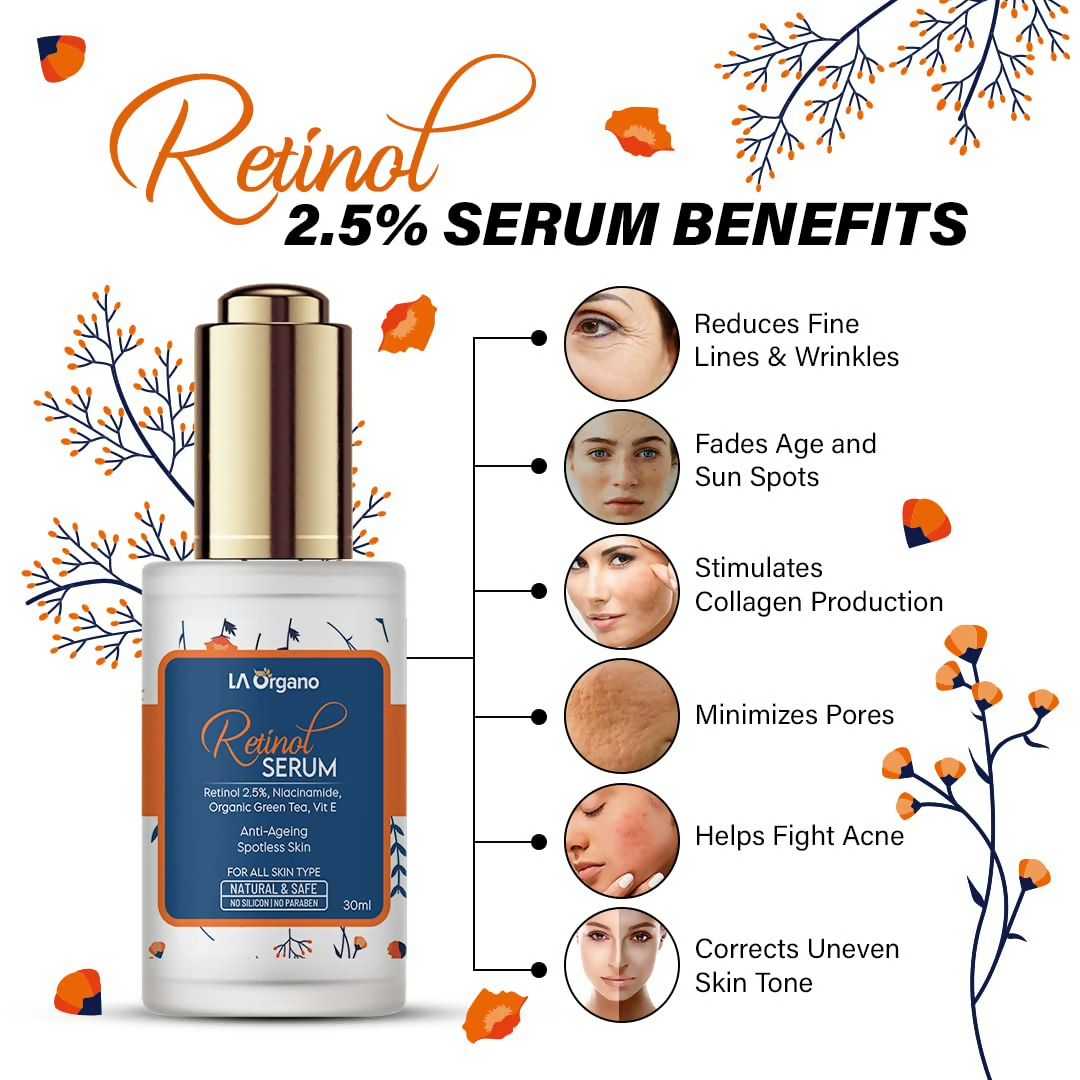 LA Organo 2.5% Retinol Face Serum