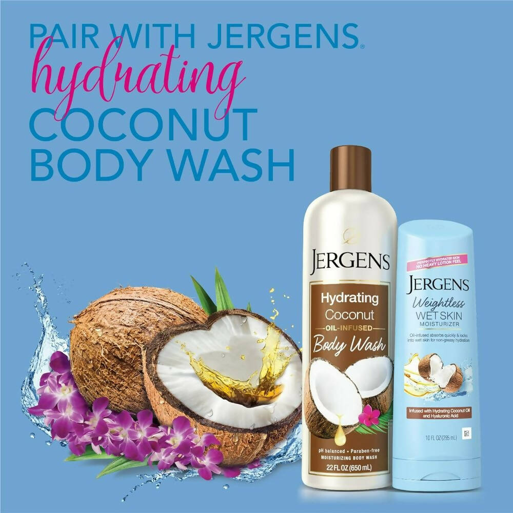 Jergens Wet Skin Body Moisturizer With Refreshing Coconut Oil