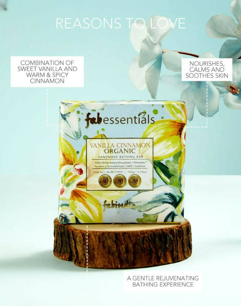 Fabessentials Vanilla Cinnamon Handmade Bathing Bar