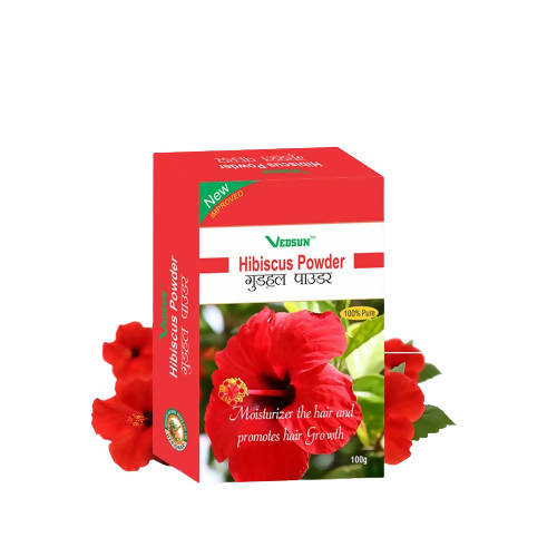 Vedsun Hibiscus Powder for Nourishing Skin & Hair
