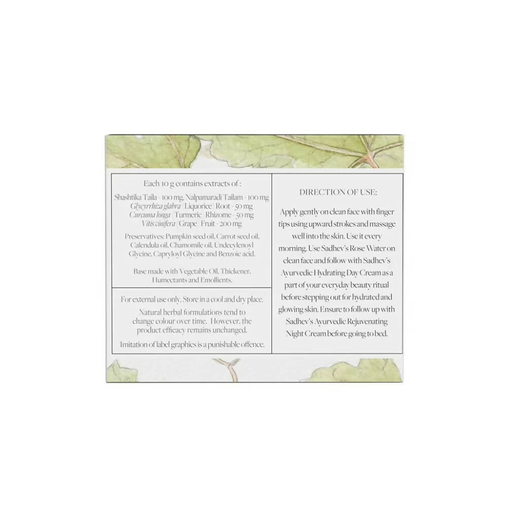 Sadhev Ayurvedic Hydrating Day Cream
